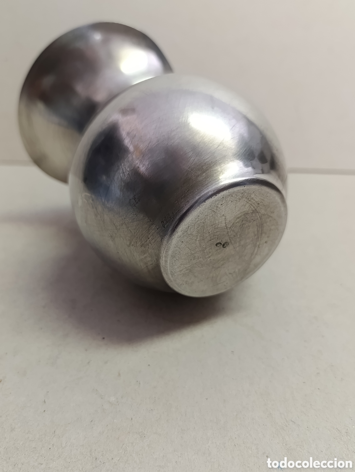 Antig&uuml;edades: JARRA JARRITA DE PLATA PUNZONADA. MARCAS EN LA BASE. - Foto 7
