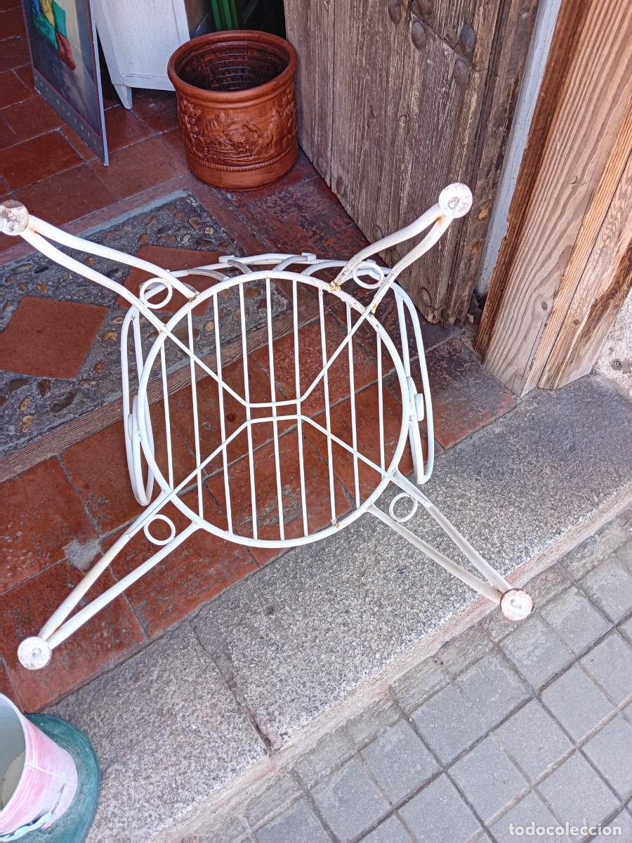 Antig&uuml;edades: Sill&oacute;n de hierro para jard&iacute;n d&eacute;cada de los 70 - Foto 5