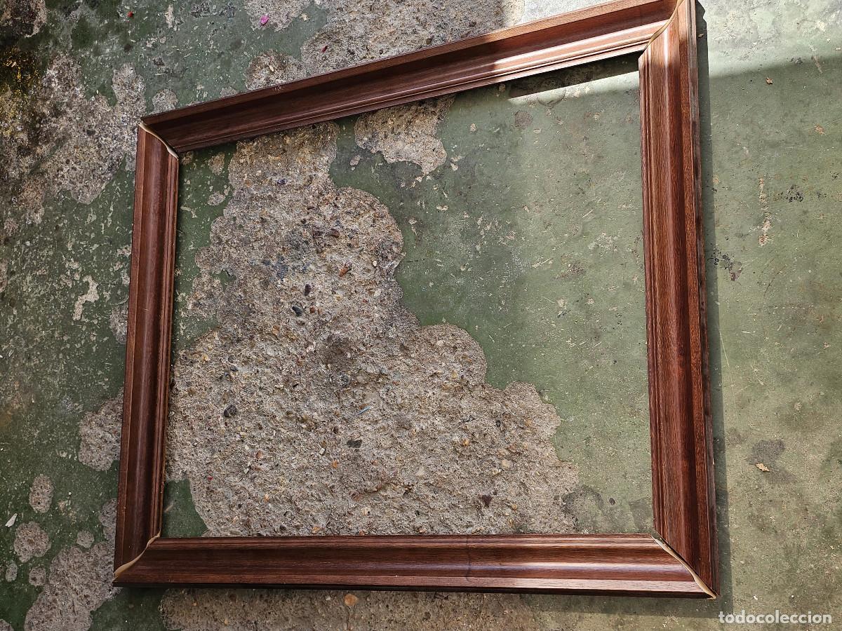 Antig&uuml;edades: marco de madera desmontado+ - Foto 1