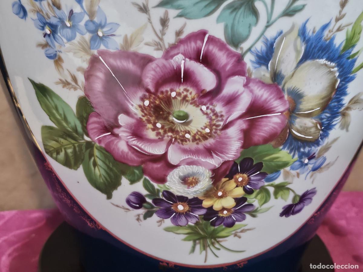 Antig&uuml;edades: jarron de porcelana grande - Foto 3