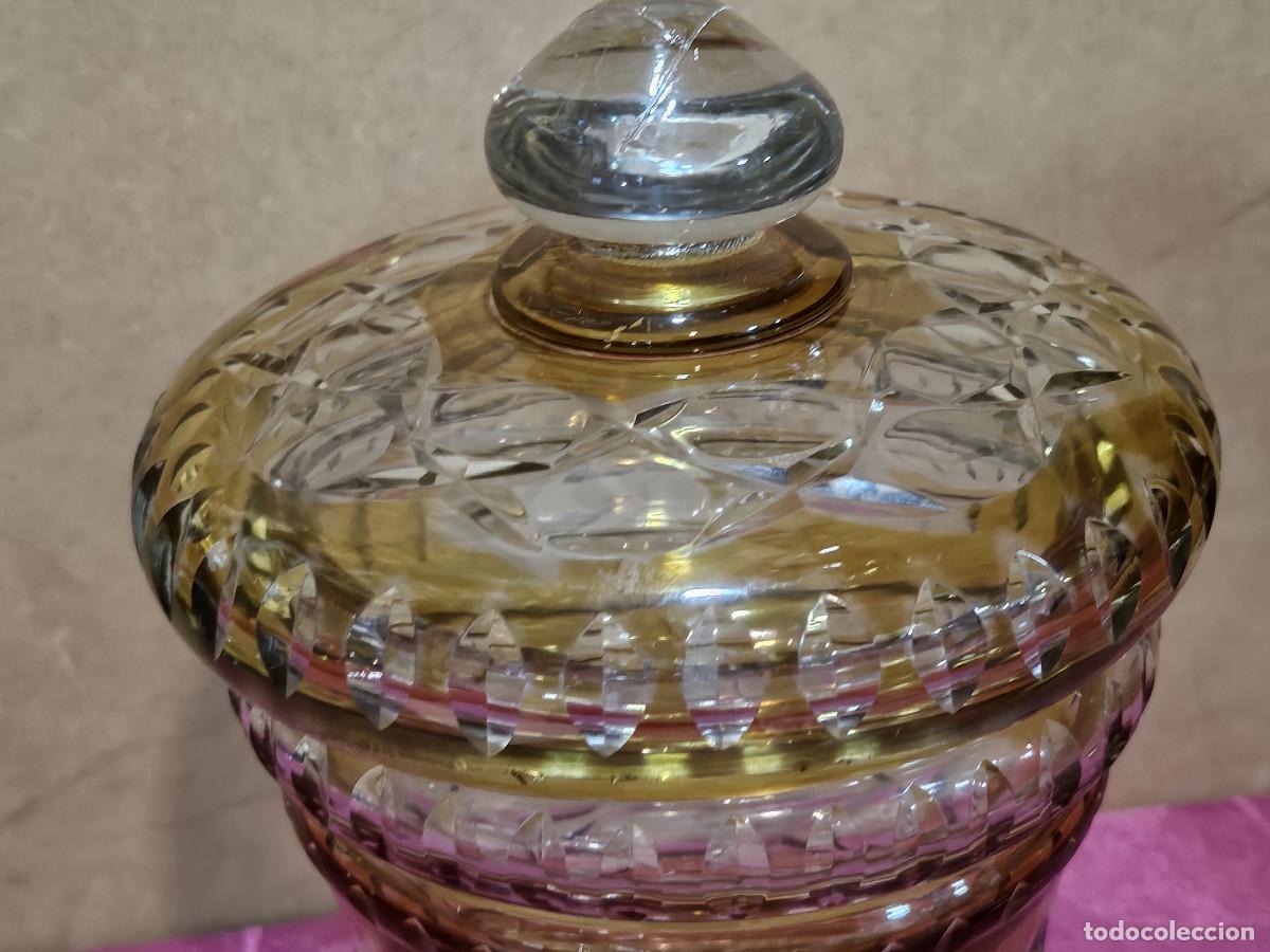 Antig&uuml;edades: bombonera de cristal bacara - Foto 2
