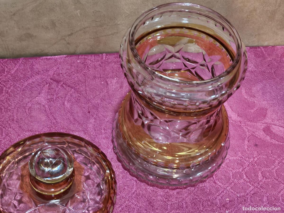Antig&uuml;edades: bombonera de cristal bacara - Foto 4