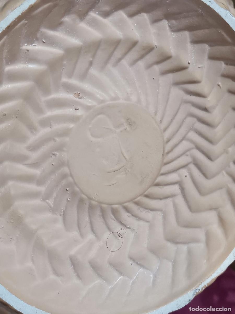 Antig&uuml;edades: macetero de cesto de ceramica - Foto 3