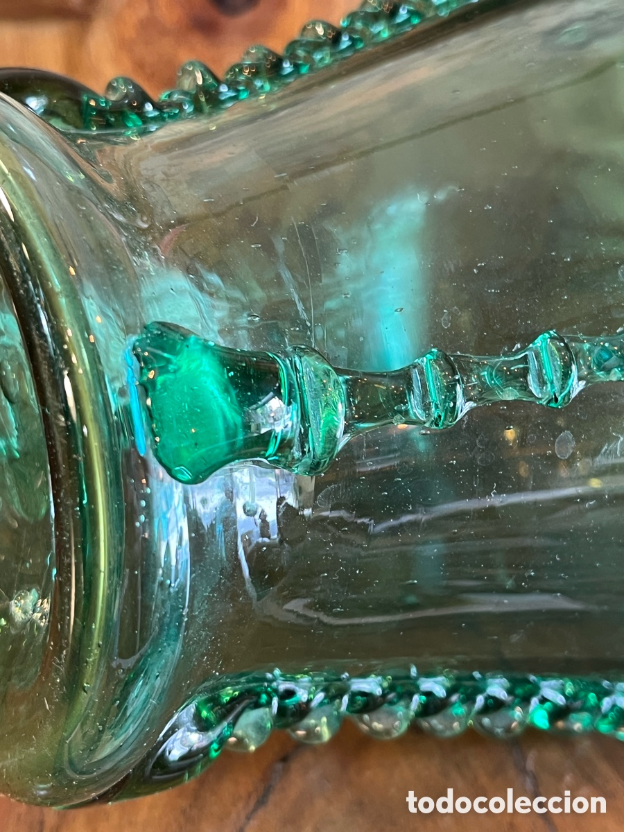 Antig&uuml;edades: Florero cristal mallorqu&iacute;n - Foto 10