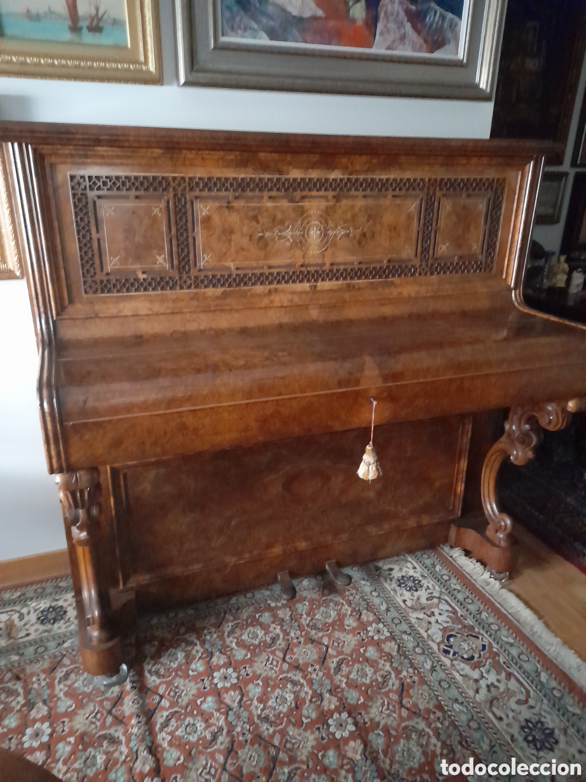 Antig&uuml;edades: Pianoforte victoriano - Foto 2