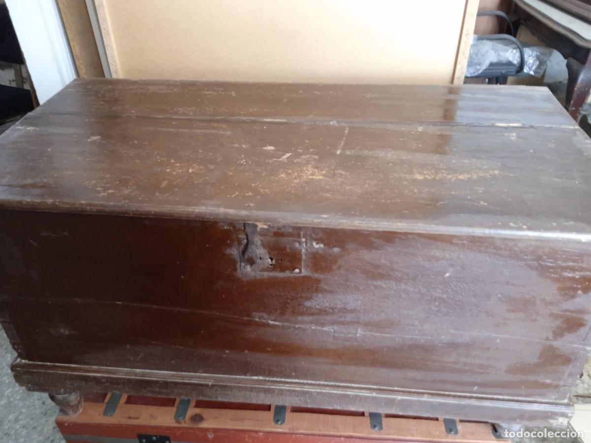 Antig&uuml;edades: Ba&uacute;l antiguo de madera - Foto 2