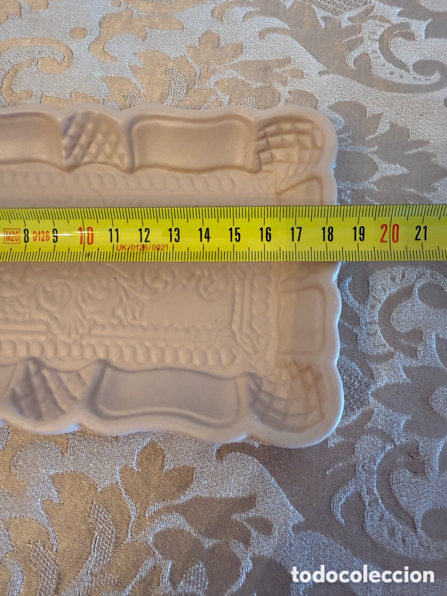 Antig&uuml;edades: Bandeja deco madrid en beige - Foto 6
