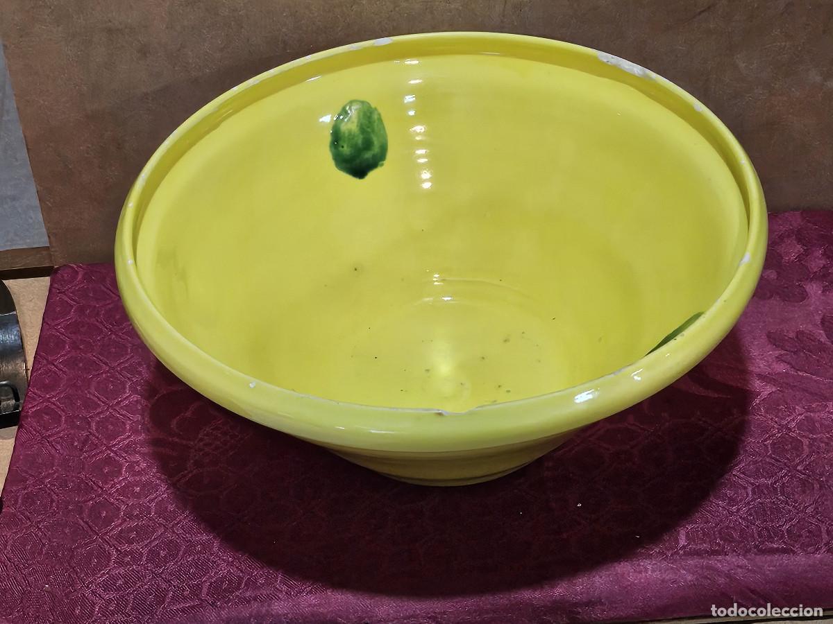 Antig&uuml;edades: lebrillos de ceramica a marilla - Foto 1