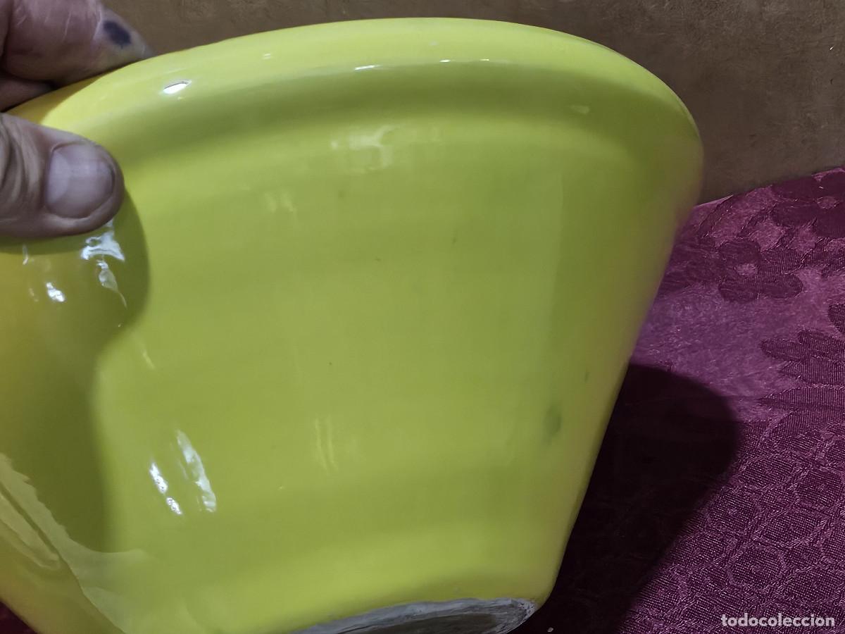 Antig&uuml;edades: lebrillos de ceramica a marilla - Foto 3