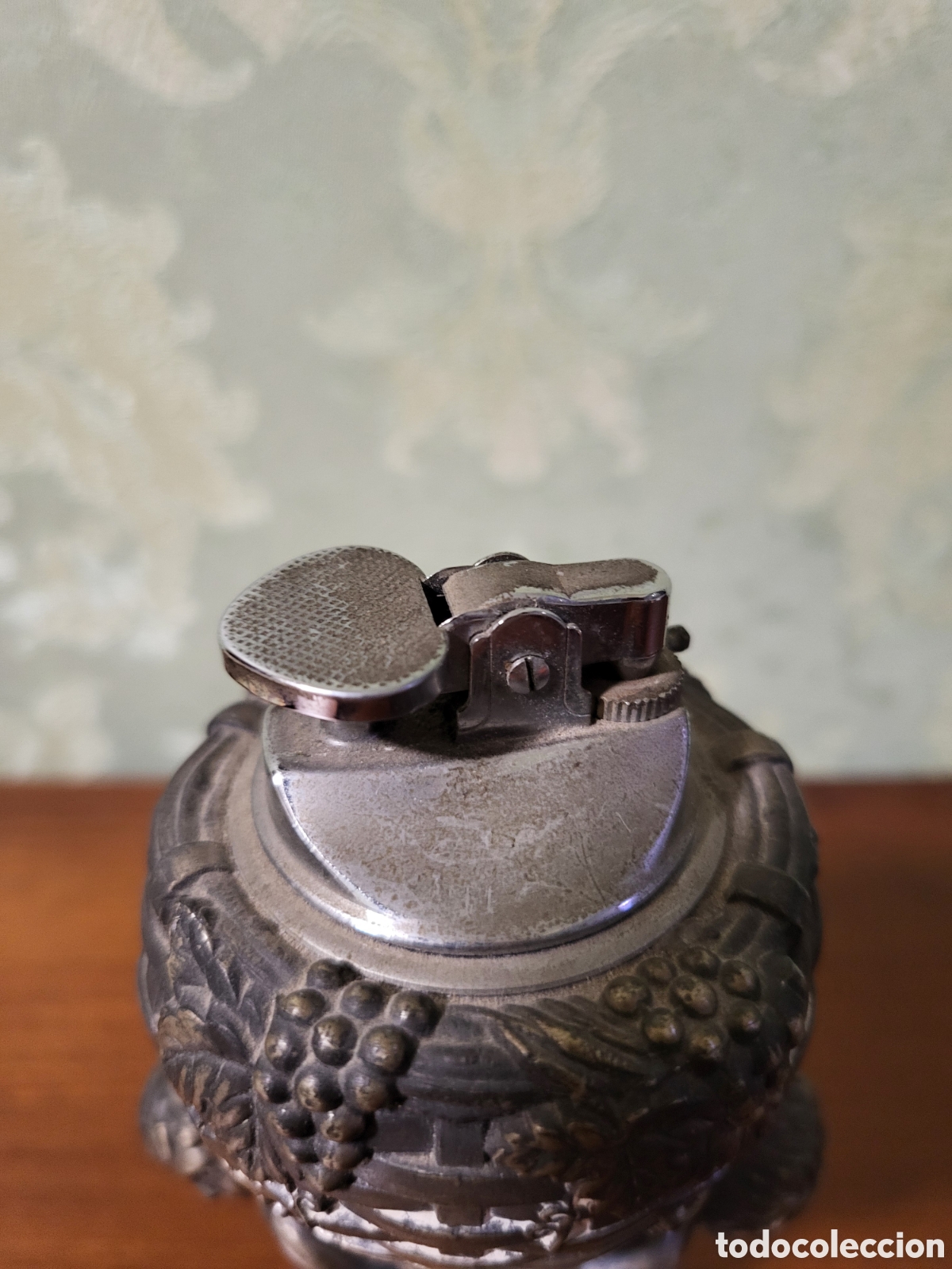 Antig&uuml;edades: Encendedor antiguo de metal - Foto 2