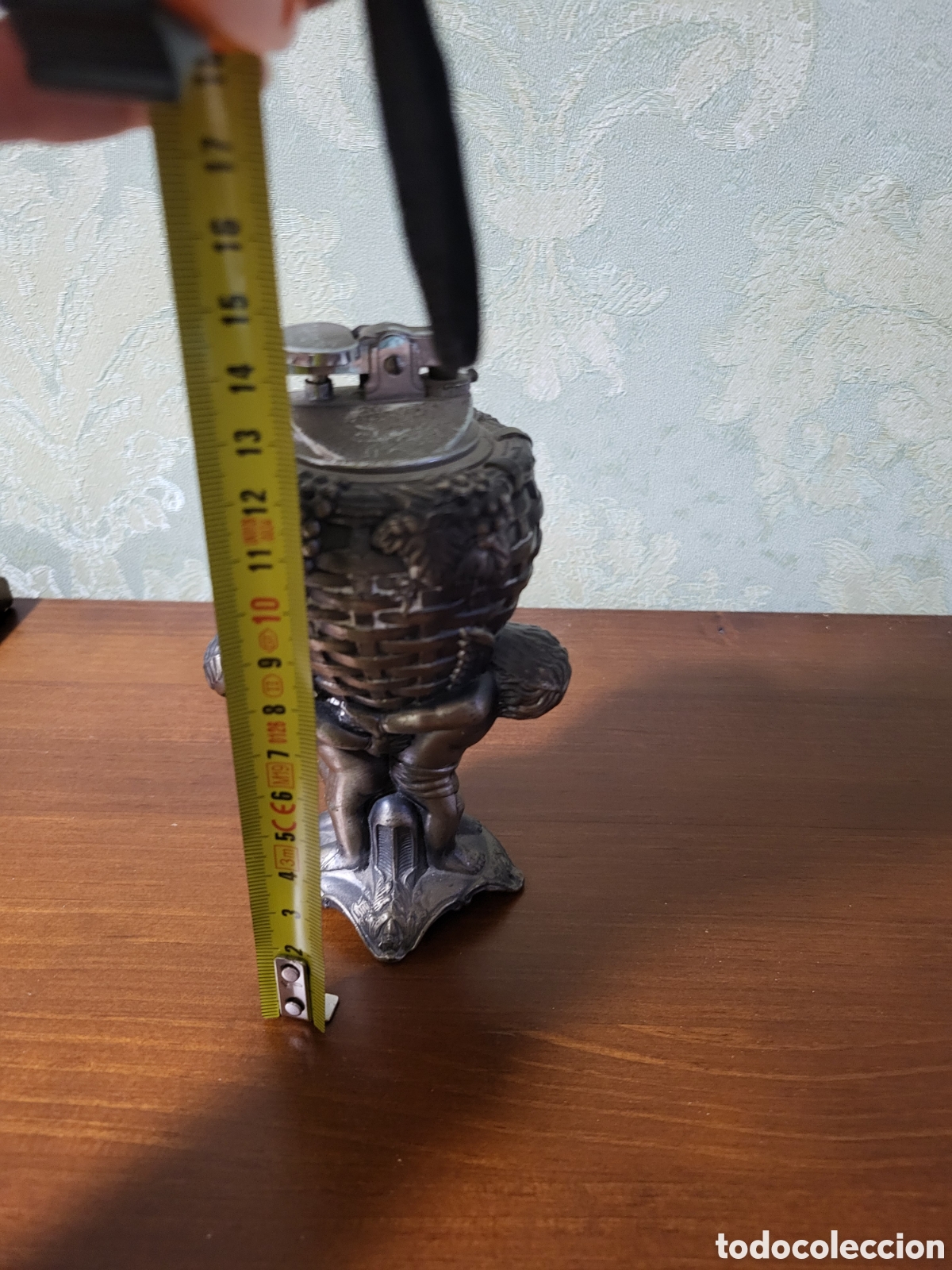 Antig&uuml;edades: Encendedor antiguo de metal - Foto 3