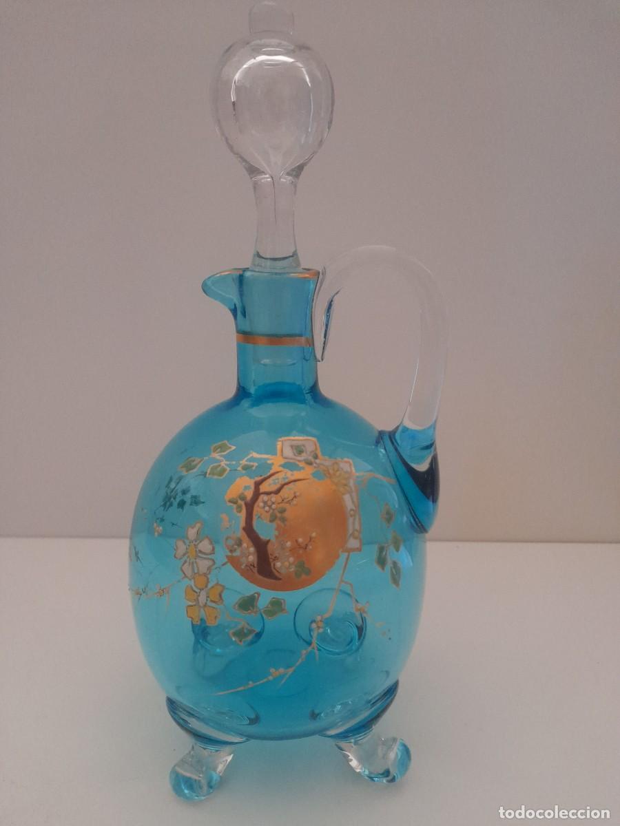 Antig&uuml;edades: JUEGO DE LICORERA Y VASOS EN MURANO - Foto 2