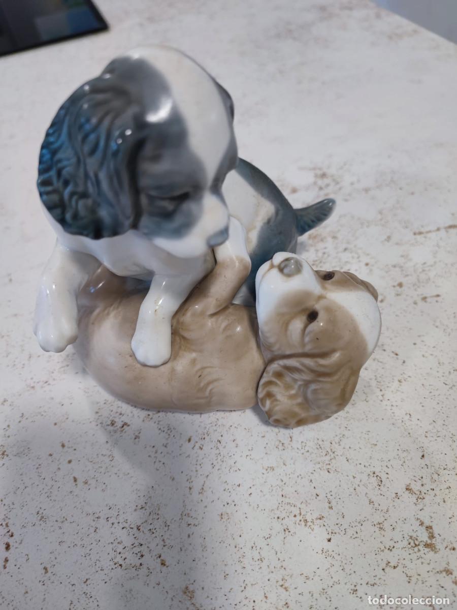 Antig&uuml;edades: FIGURA NAO PERROS LLADRO - Foto 1