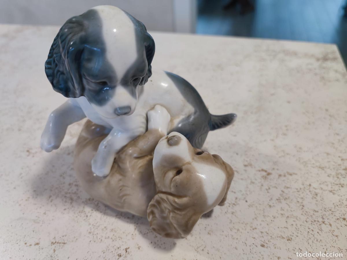 Antig&uuml;edades: FIGURA NAO PERROS LLADRO - Foto 2