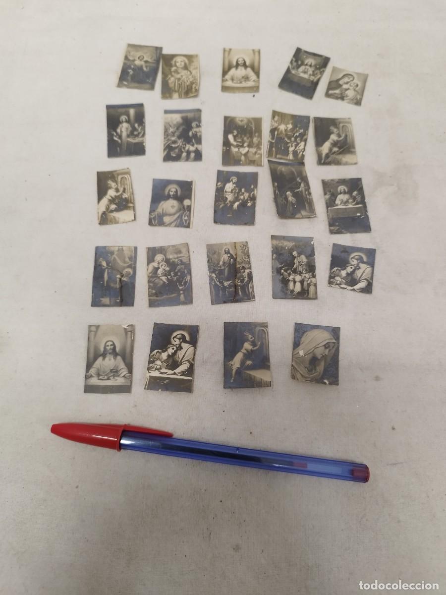 Antig&uuml;edades: Lote de 24 im&aacute;genes religiosas. - Foto 1