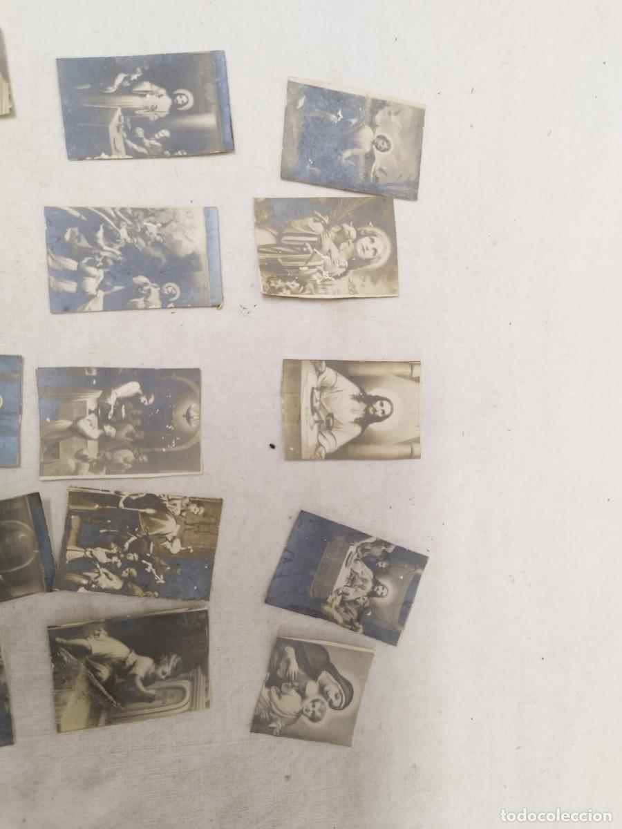 Antig&uuml;edades: Lote de 24 im&aacute;genes religiosas. - Foto 7
