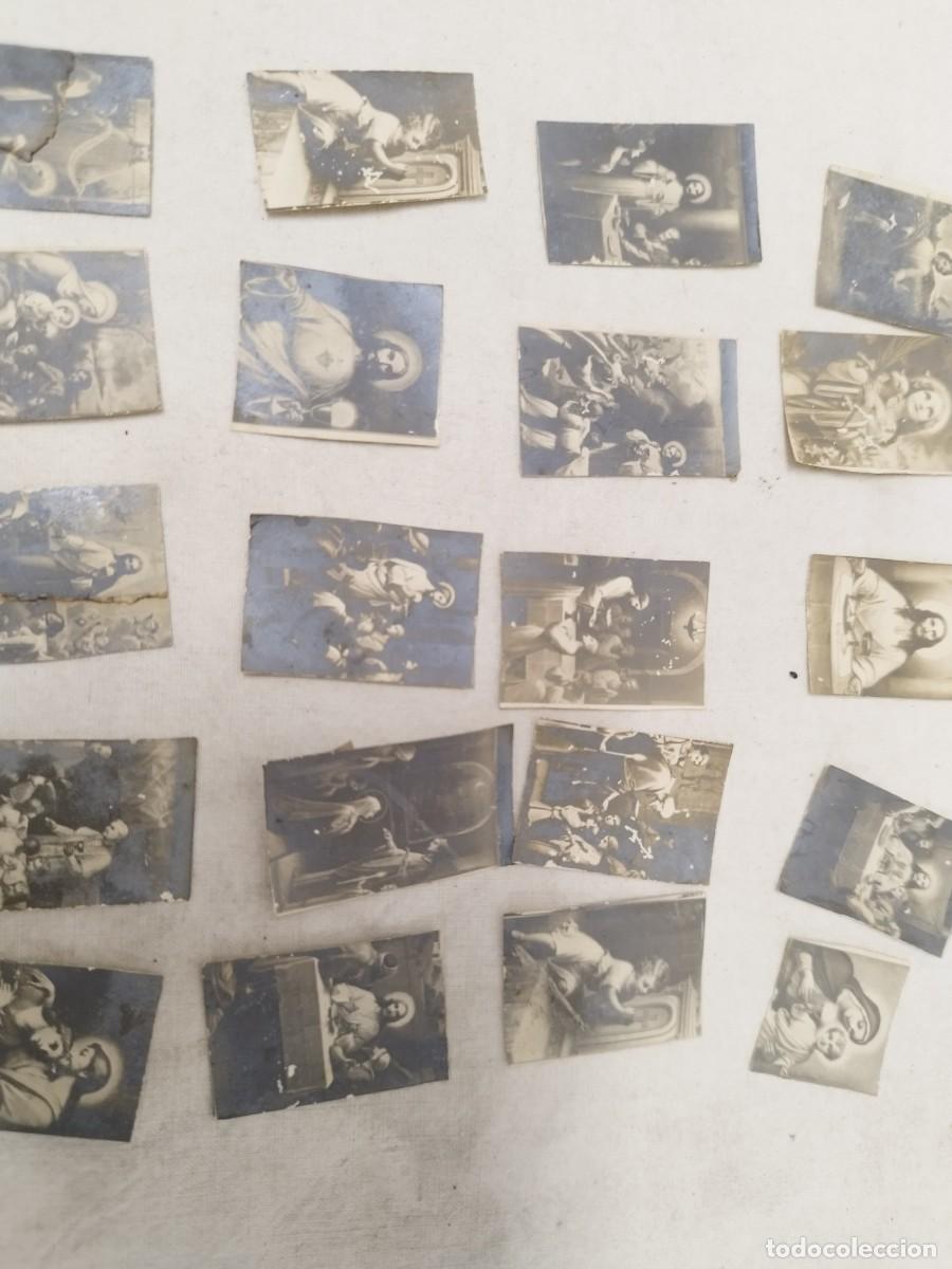 Antig&uuml;edades: Lote de 24 im&aacute;genes religiosas. - Foto 8