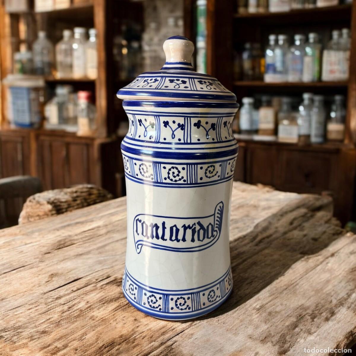 Antig&uuml;edades: Albarelo de cer&aacute;mica de Manises - Foto 1