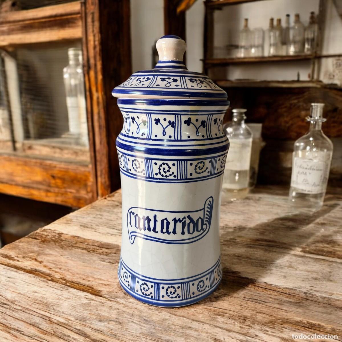 Antig&uuml;edades: Albarelo de cer&aacute;mica de Manises - Foto 4