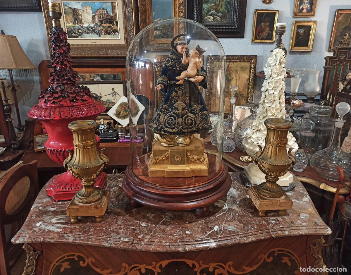 Antig&uuml;edades: PAREJA DE COPAS ESTILO IMPERIO DE BRONCE Y M&Aacute;RMOL - Foto 5