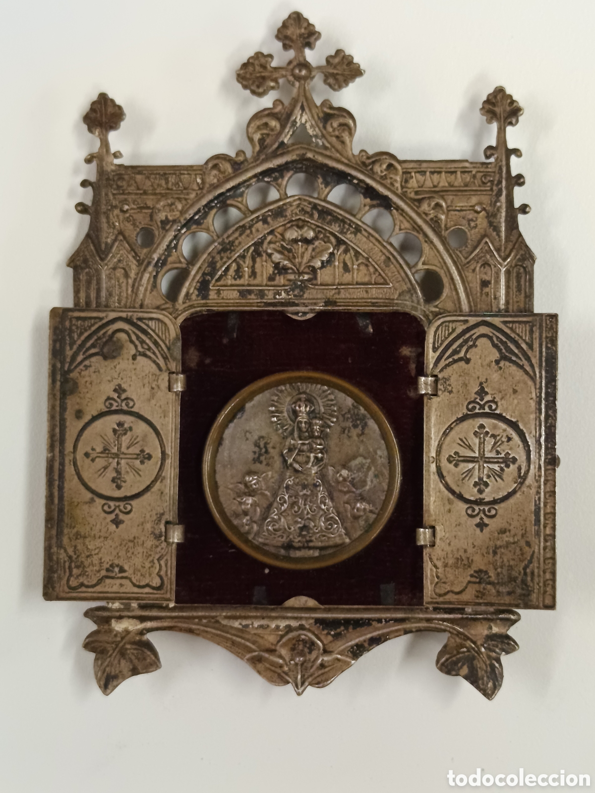 Antig&uuml;edades: Capilla Medalla Virgen - Foto 1