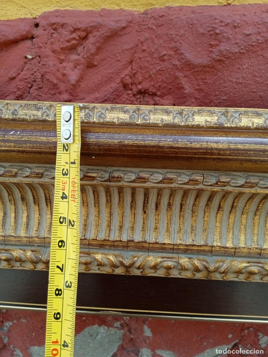 Antig&uuml;edades: Marco cuadro antiguo de madera con pan de oro - Foto 3