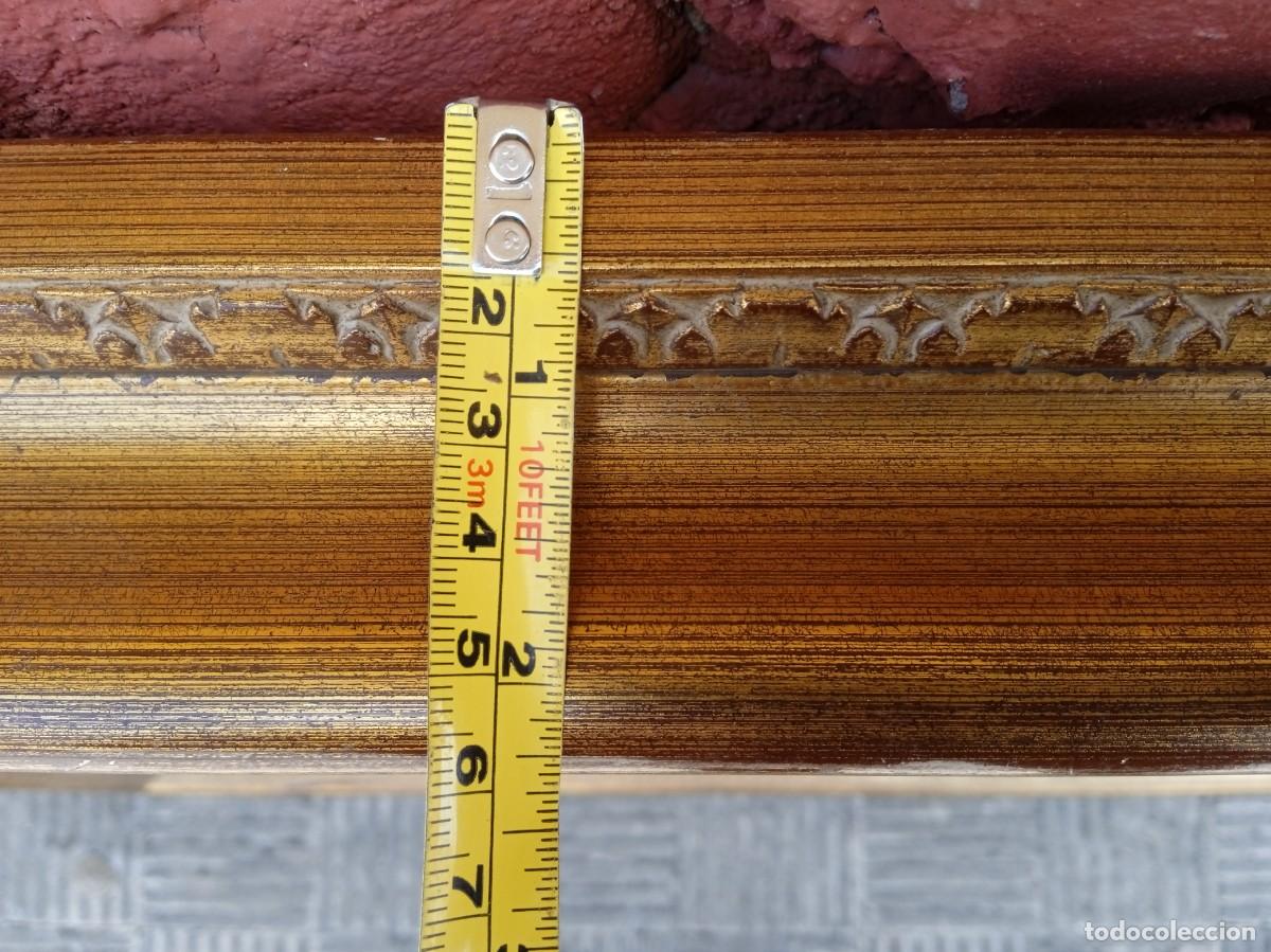 Antig&uuml;edades: Marco cuadro antiguo de madera con pan de oro - Foto 4