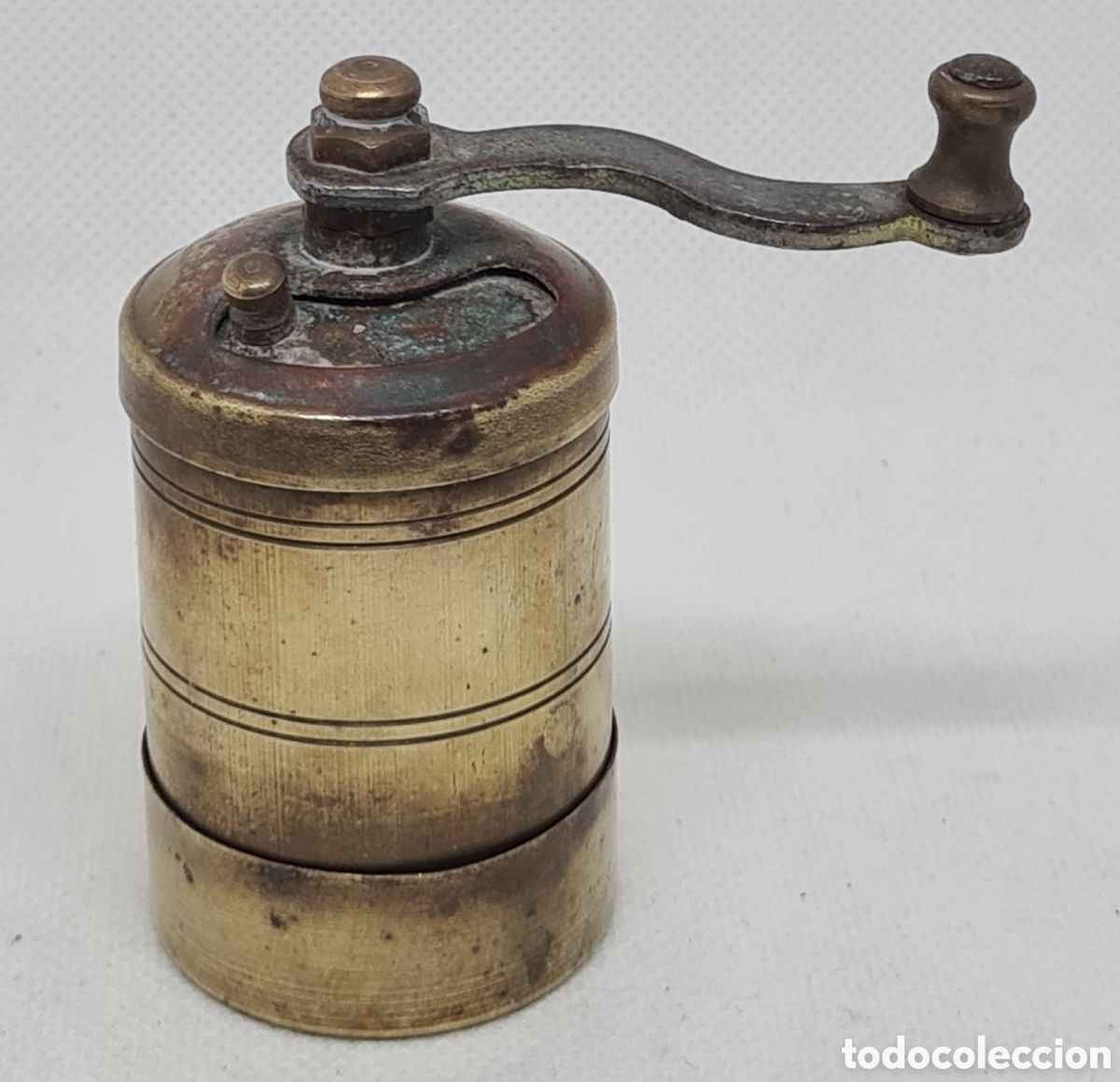 Oggetti Antichi: PEQUE&Ntilde;O MOLINILLO DE LATON