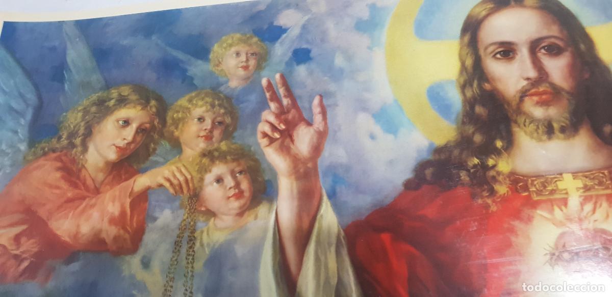Antig&uuml;edades: SAGRADO CORAZON DE JESUS BENDICIENDO - Foto 2