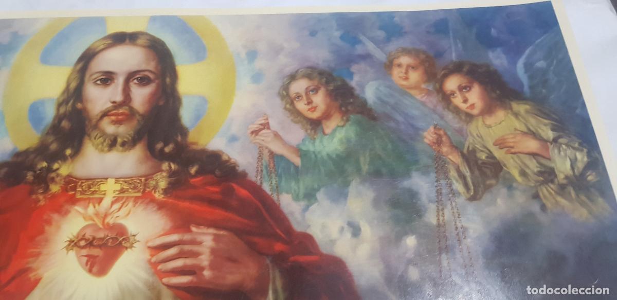 Antig&uuml;edades: SAGRADO CORAZON DE JESUS BENDICIENDO - Foto 4