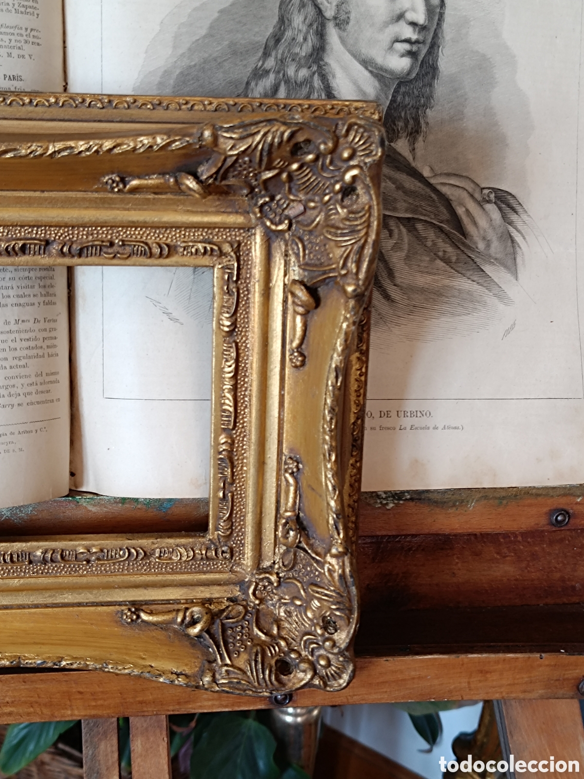 Antig&uuml;edades: Marco antiguo estilo Imperial - Foto 4