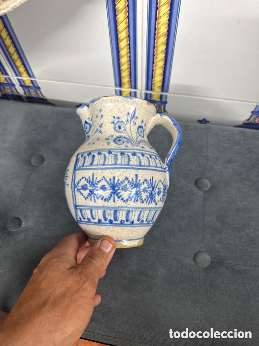 Antig&uuml;edades: Antigua, jarra de Talavera - Foto 2