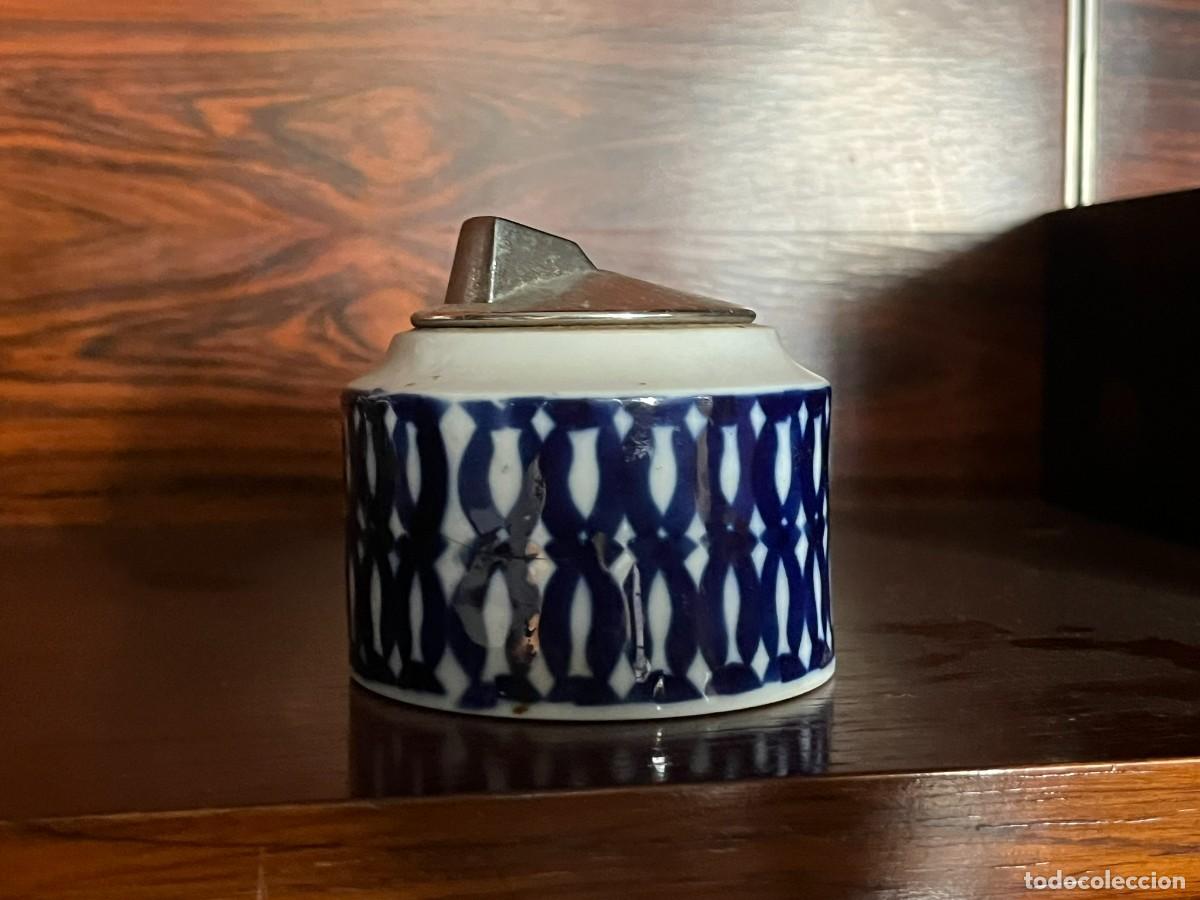 Antig&uuml;edades: Encendedor mechero de mesa Sargadelos - Foto 1