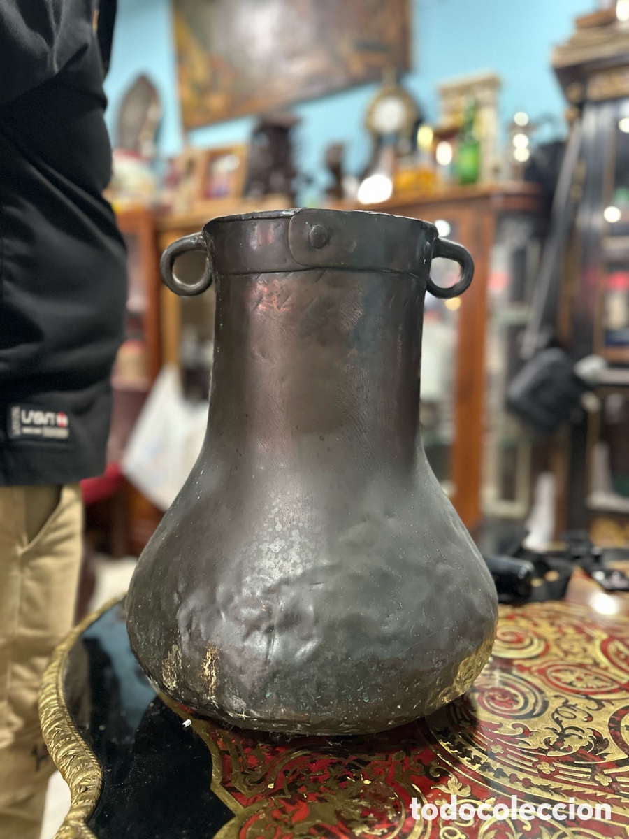 Antig&uuml;edades: Herrada vasca antigua golpeada - Foto 4