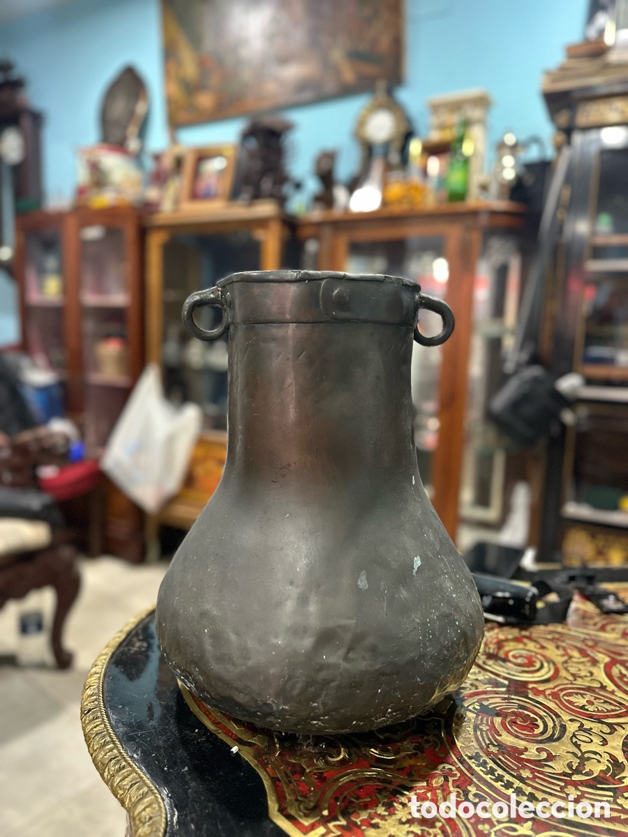 Antig&uuml;edades: Herrada vasca antigua golpeada - Foto 1