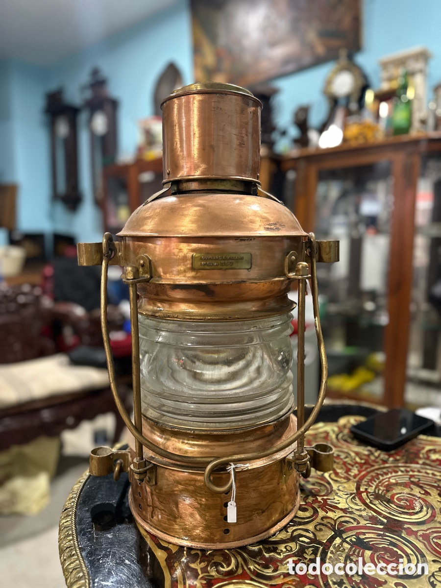 Antig&uuml;edades: Farol de proa antiguo - Foto 1