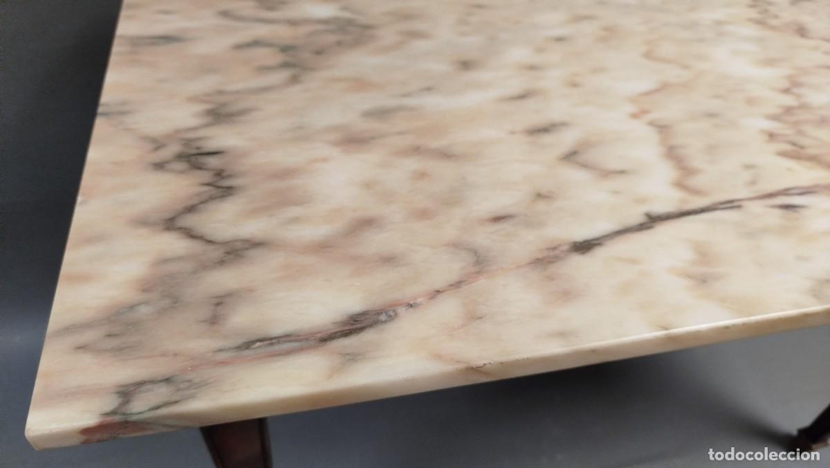 Antig&uuml;edades: MESA DE CENTRO RECTANGULAR MARMOL BLANCO - Foto 7