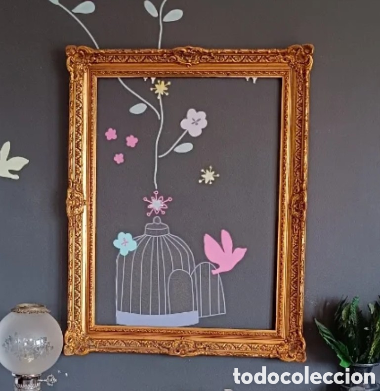 Antig&uuml;edades: Marco dorado estilo Rococ&oacute; - Foto 1