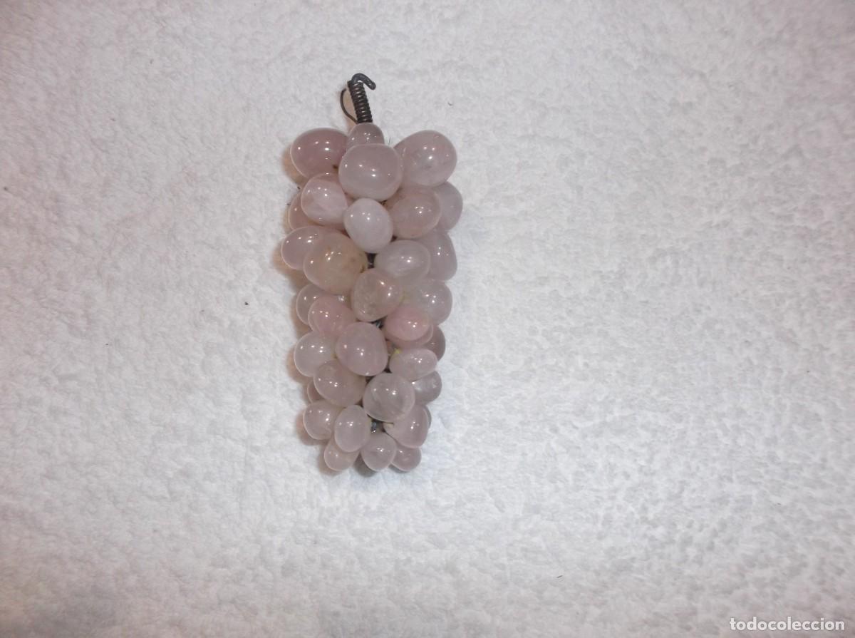 Antig&uuml;edades: RACIMO DE UVAS BLANCA EN CRISTAL (13). - Foto 1