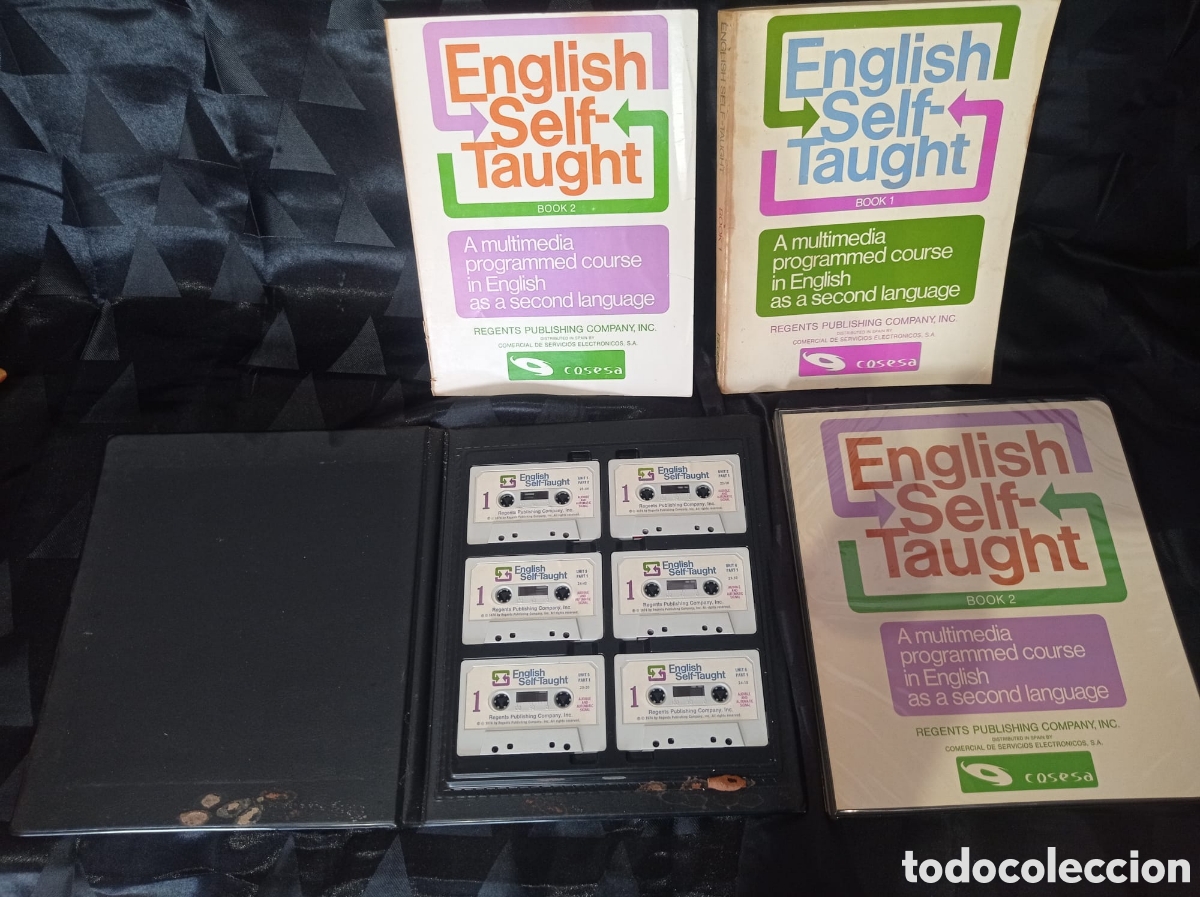 Antig&uuml;edades: Curso de ingl&eacute;s antiguo cintas cassette - Foto 1