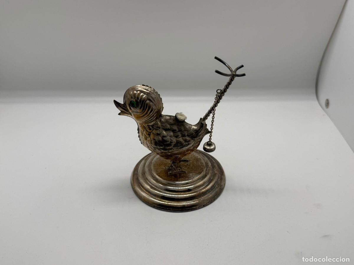 Antig&uuml;edades: Calienta copas antiguo en forma de p&aacute;jaro - Foto 6