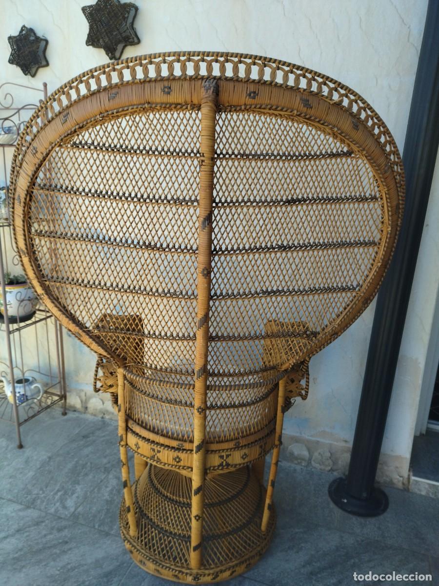 Antig&uuml;edades: Precioso sill&oacute;n de mimbre EMMANUELLE - Foto 13