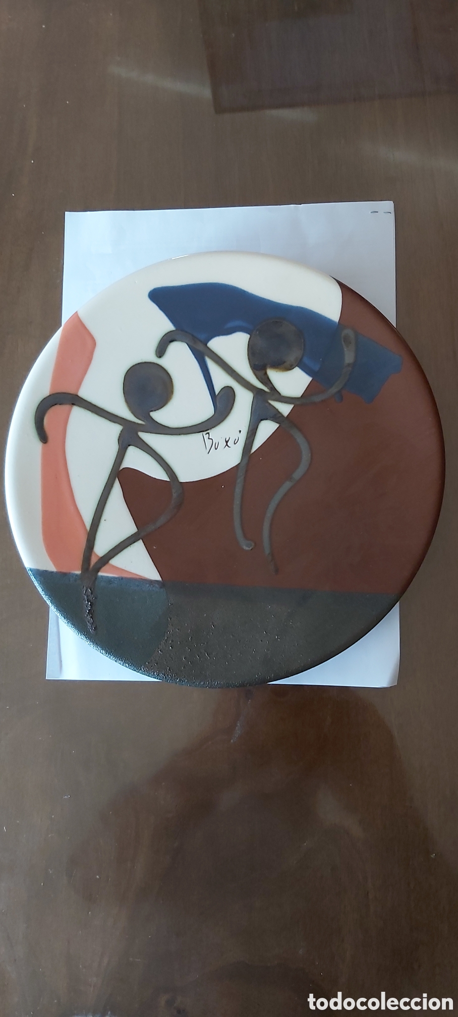 Antig&uuml;edades: PLATO DE CERAMICA BUXO - Foto 1