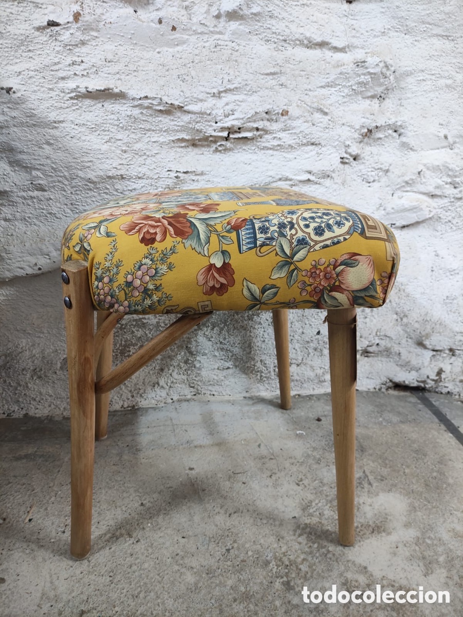 Antig&uuml;edades: Banco auxiliar estilo Thonet - Foto 2