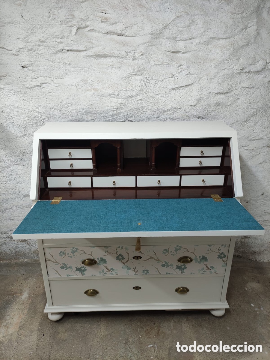 Antig&uuml;edades: Mueble escritorio vintage - Foto 4