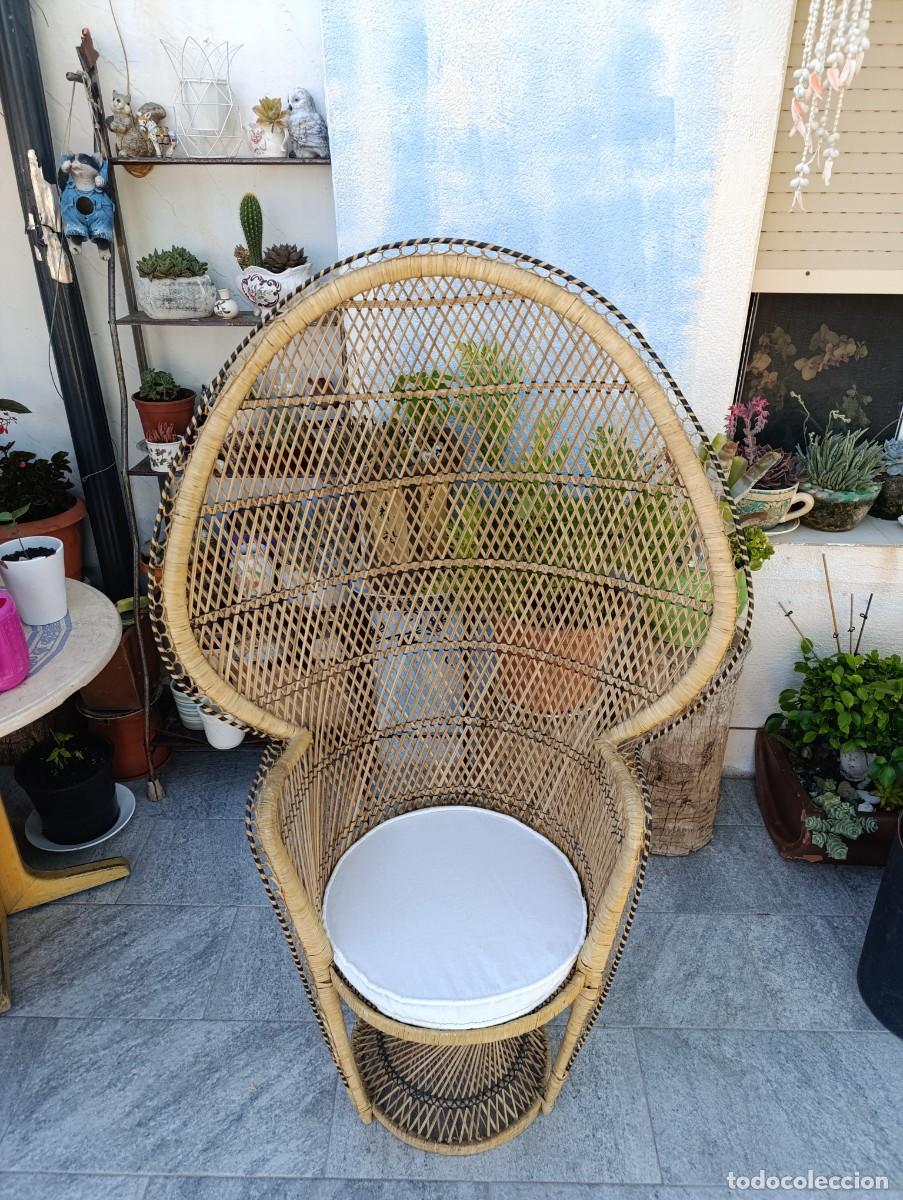Antig&uuml;edades: Sill&oacute;n Emmanuel hecho a mano. - Foto 2