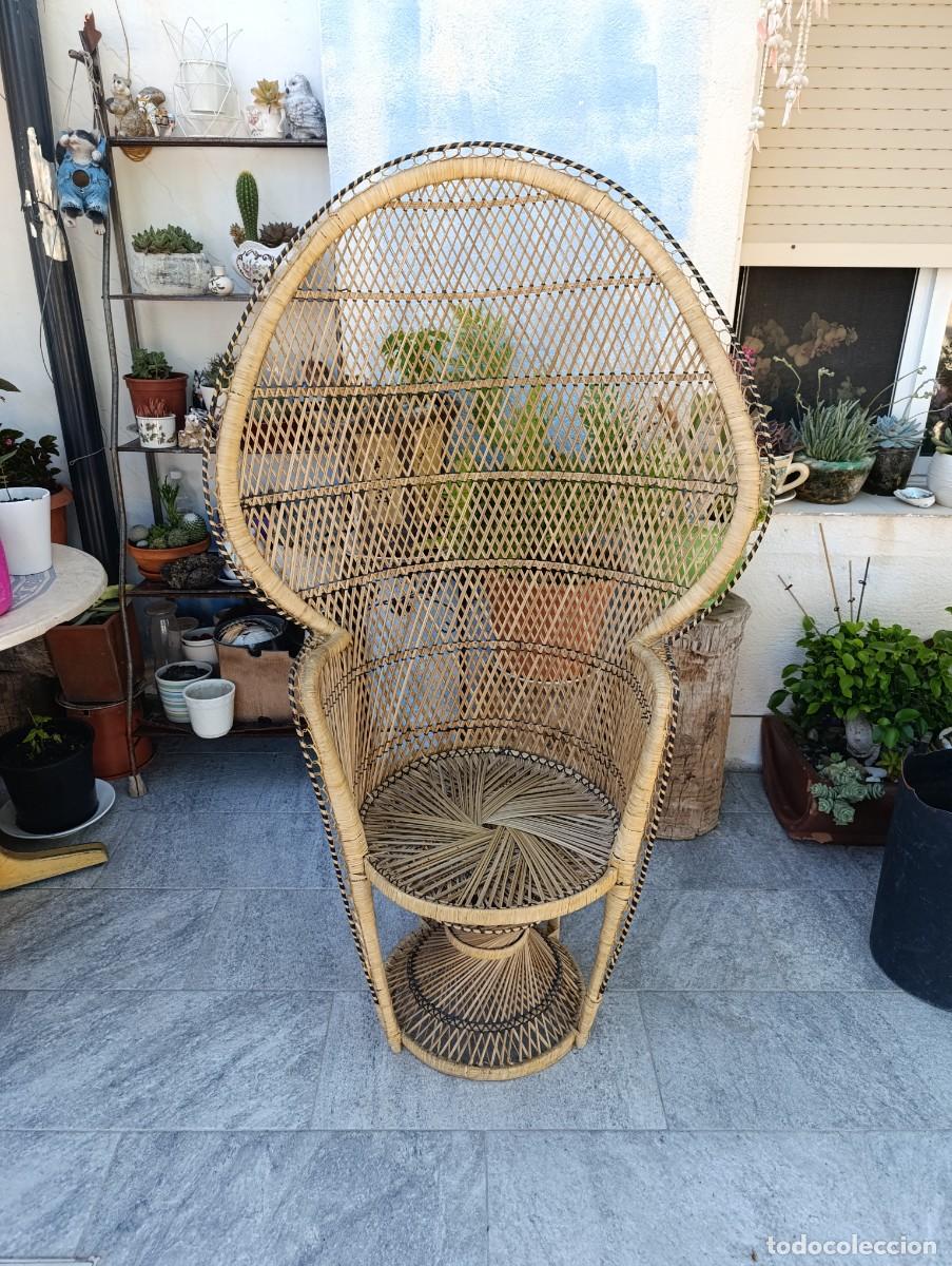Antig&uuml;edades: Sill&oacute;n Emmanuel hecho a mano. - Foto 4