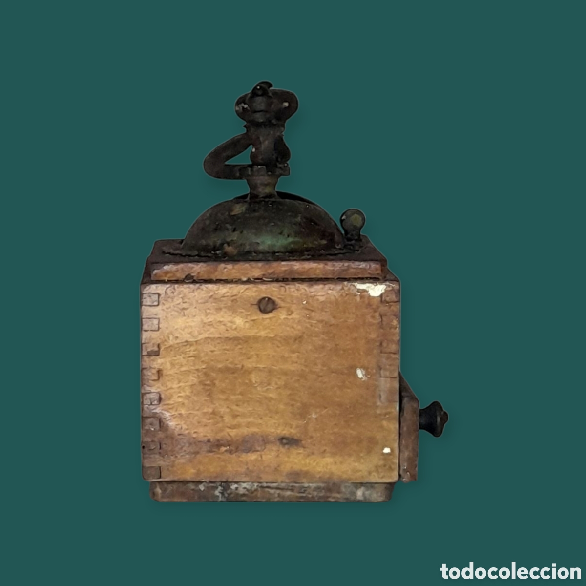 Antig&uuml;edades: Antiguo molinillo de cafe marca ELMA. - Foto 2