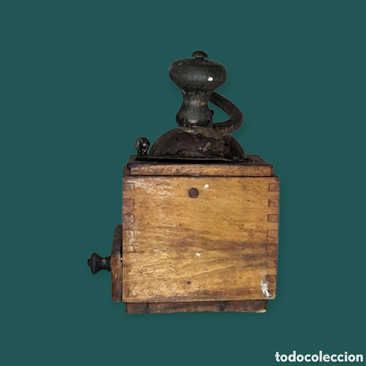 Antig&uuml;edades: Antiguo molinillo de cafe marca ELMA. - Foto 4