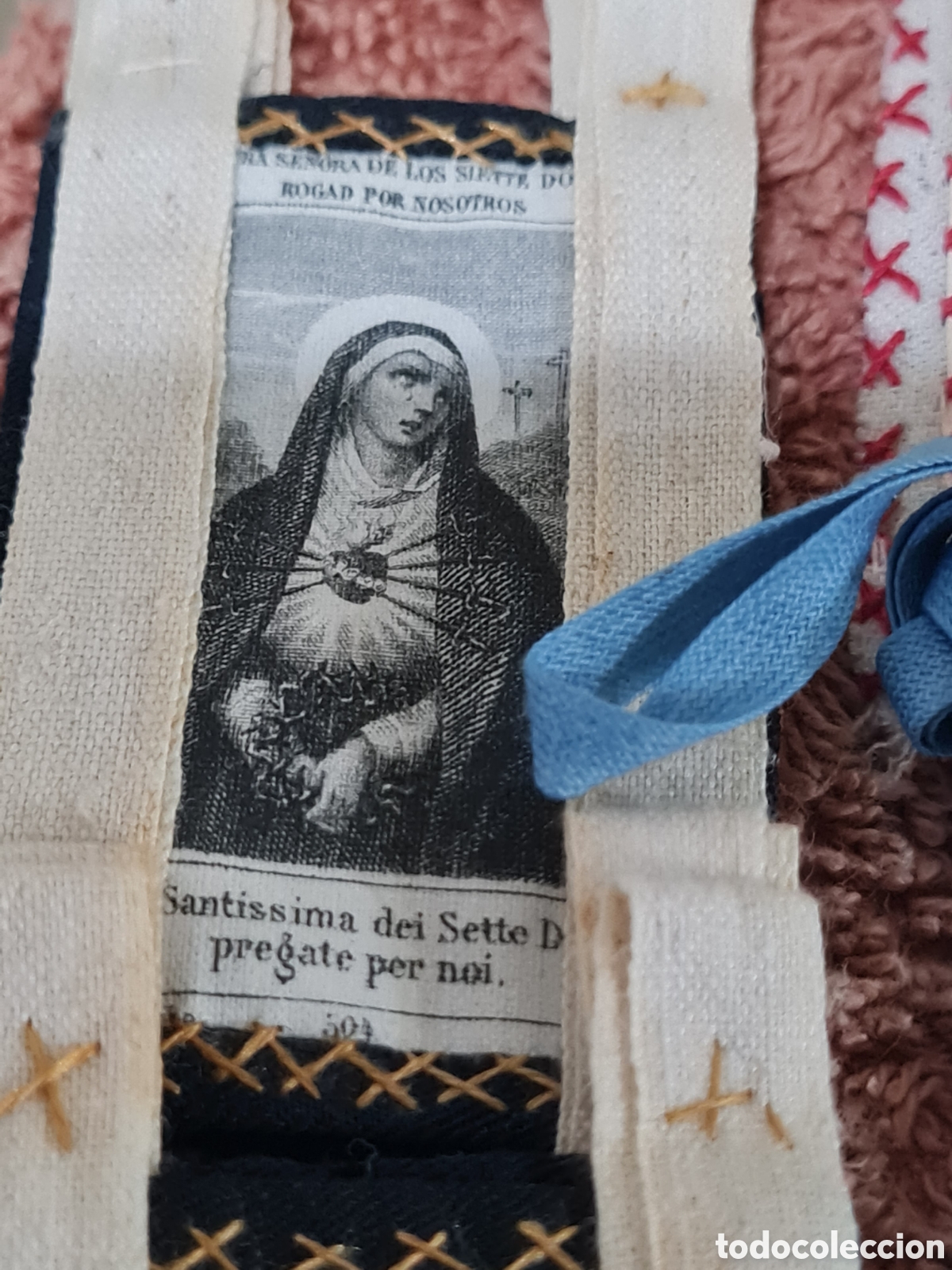 Antig&uuml;edades: Cuatro antiguos escapularios - Foto 3